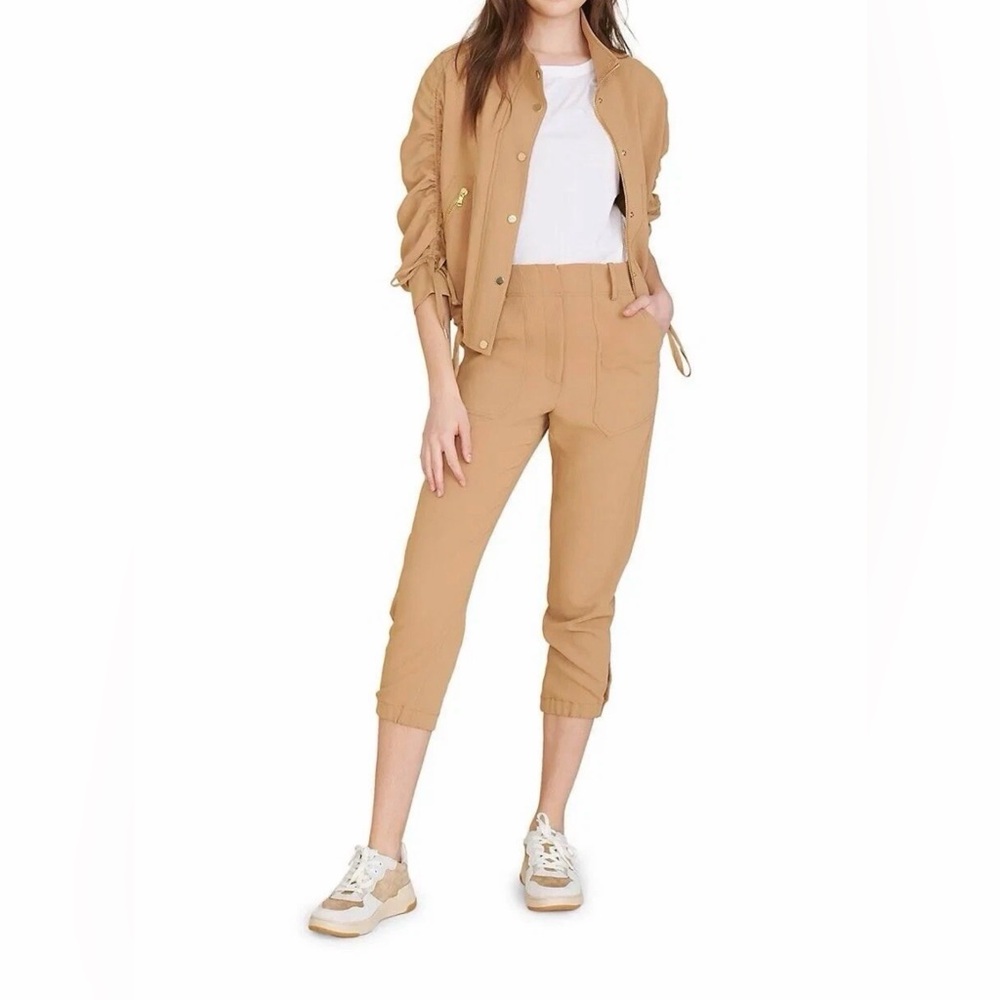 VERONICA BEARD Manisha Utilitarian Joggers In Safri Women’s size 10 TAN